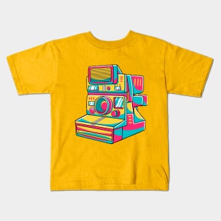 Polaroid Camera Kids T-Shirt